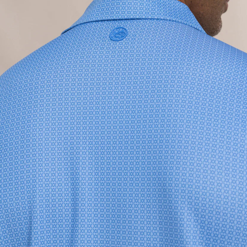 Southern Tide - Seaside Geo Polo Blue Stream