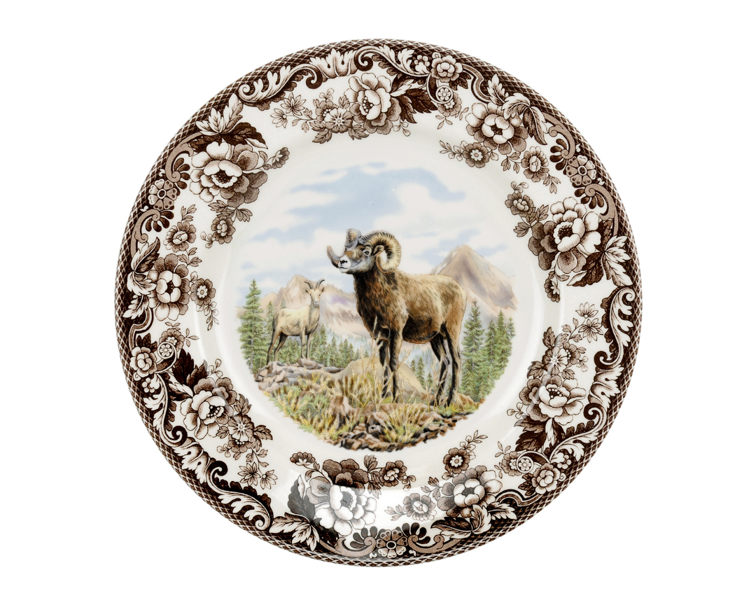 Spode - Side Plate Big Horn Sheep