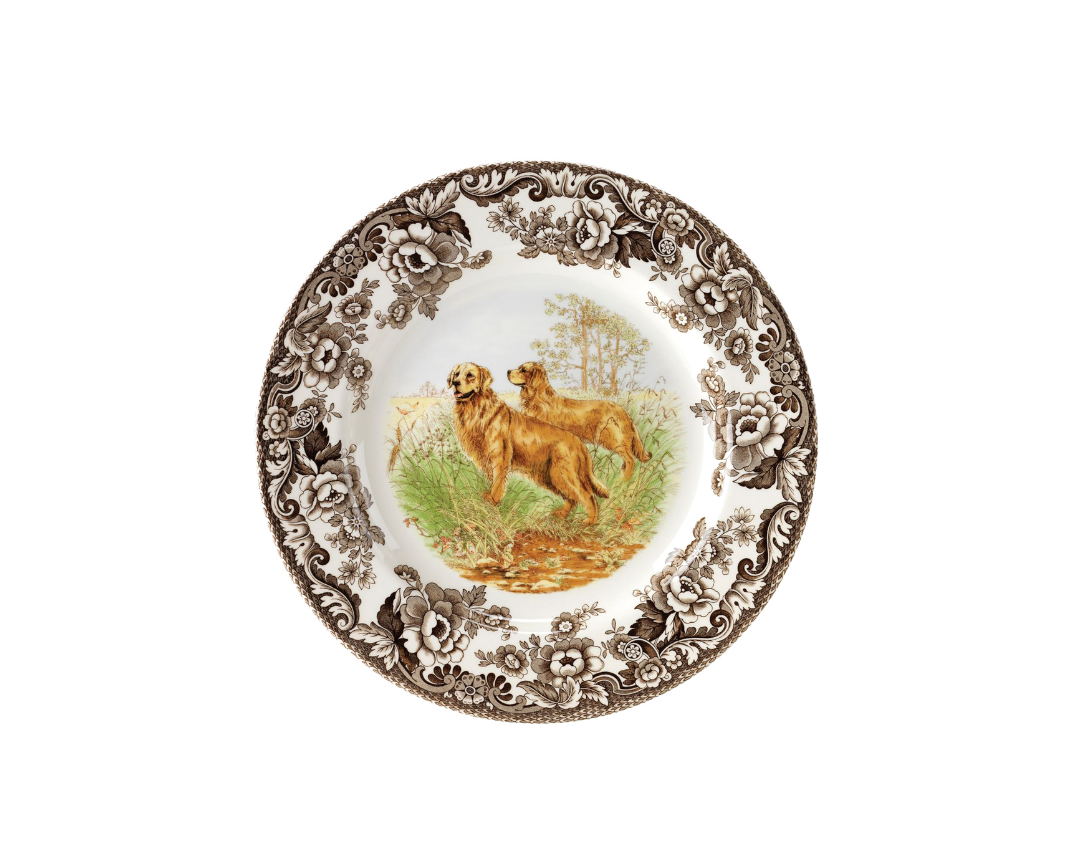 Spode - Side Plate Golden Retriever