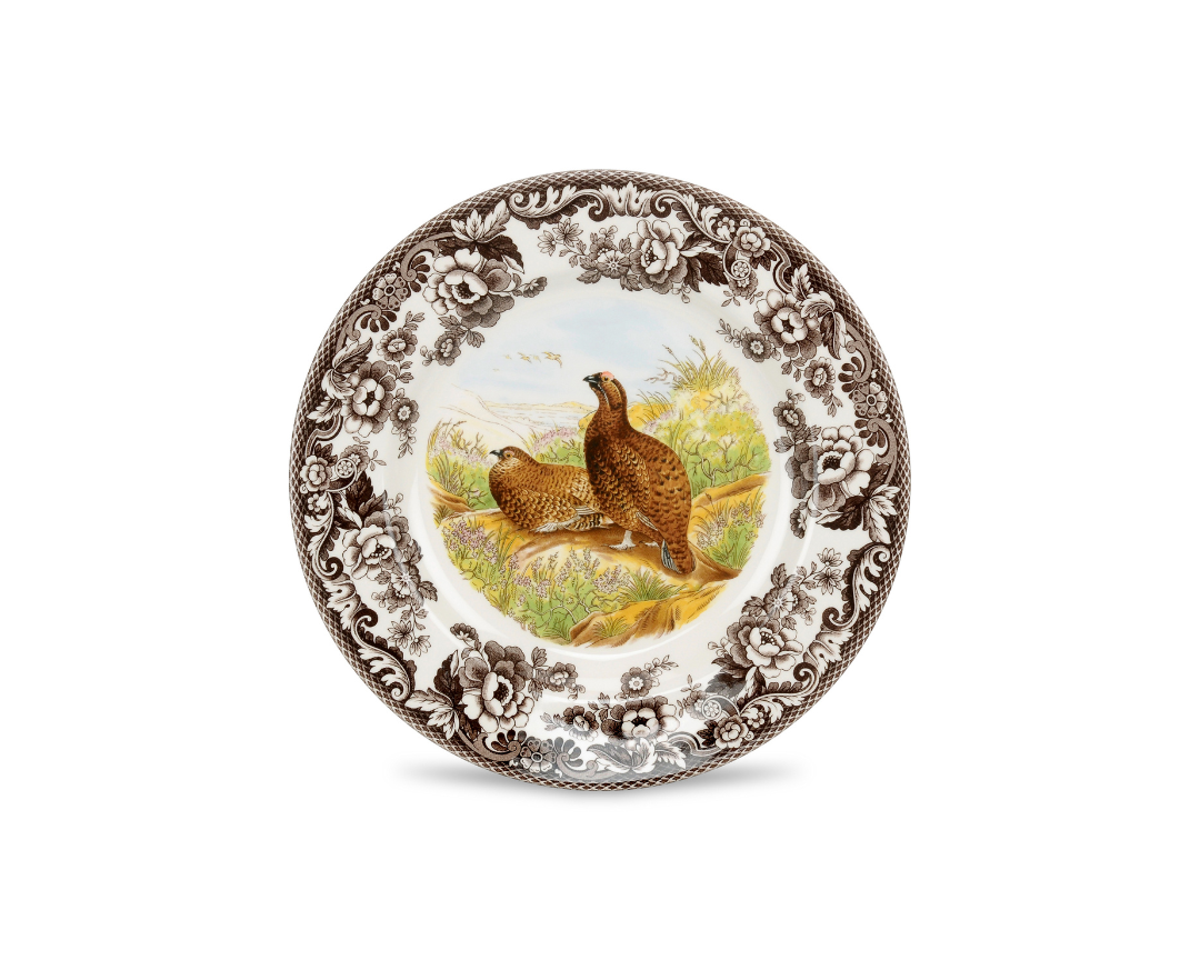 Spode - Side Plate Red Grouse