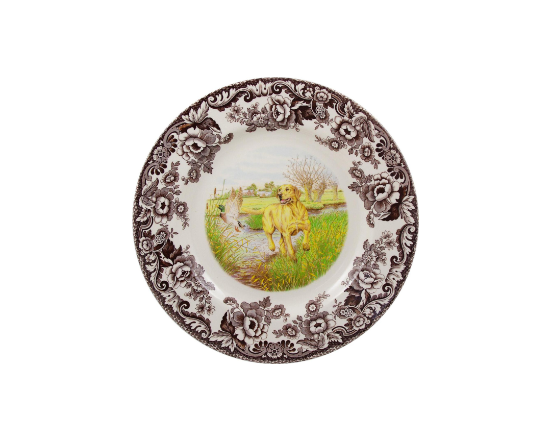 Spode - Side Plate Yellow Labrador