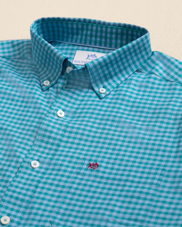 Southern Tide - Silver Lake Shirt Spruce Shade