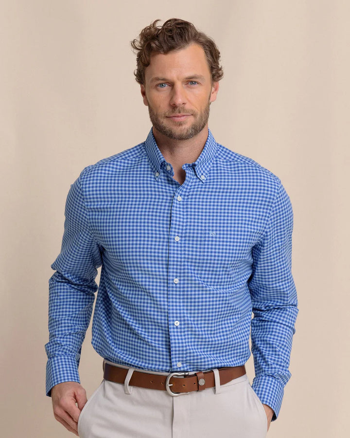 Southern Tide - Silver Lake Shirt Surf Blue